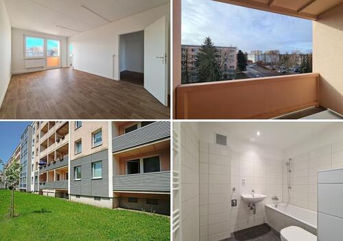 Foto - 2 Kaltmieten sparen*: Renovierte Balkonwohnung mit Homeoffice-Zimmer & Ausblick