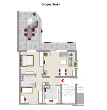 Foto - 3 Zimmer Erdgeschoßwohnung zur Miete in Leutesdorf