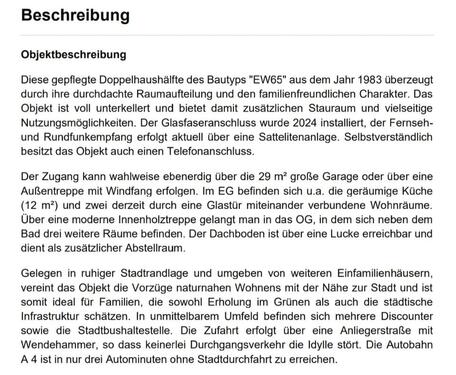 Foto - 5 Zimmer Doppelhaushälfte in Bautzen