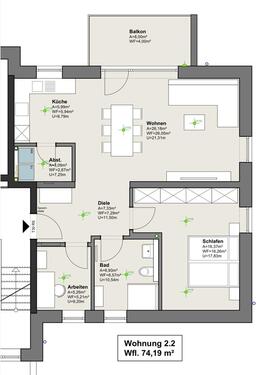 Foto - Etagenwohnung zur Miete in Nonnweiler