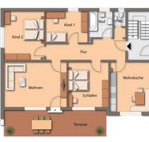 Frisch renovierte 4,5 Zimmer Wohnung mit Garten - Pyrbaum