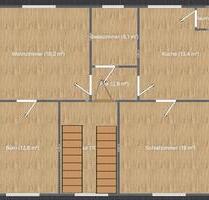 Frisch renovierte 70qm Wohnung - 550,00&nbsp;EUR Kaltmiete, ca.&nbsp; 70,00&nbsp;m&sup2; in Frankenau (PLZ: 35110)