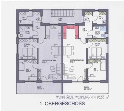 Foto - 3 Zimmer Etagenwohnung zur Miete in Schwandorf