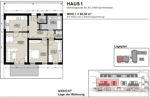 Foto - 3 Zimmer Etagenwohnung zur Miete in Gummersbach