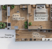 frisch renovierte 2 Zimmer EG Wohnung in Teisbach - Dingolfing