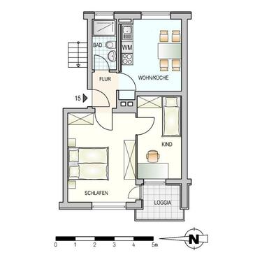 Foto - 2 Zimmer Etagenwohnung in Ulm