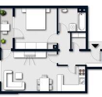 2 Zimmer Wohnung in Kirchheimbolanden zu vermieten
