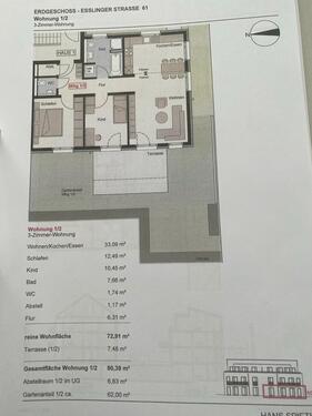 Foto - Etagenwohnung zur Miete in Ostfildern