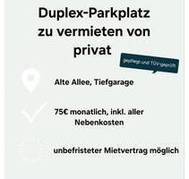 Duplex‑Parkplatz zu vermieten – Tiefgarage, von privat - München Aubing-Lochhausen-Langwied
