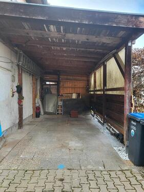 Foto - Carport Stellplatz Wohnwagen Wohnmobil