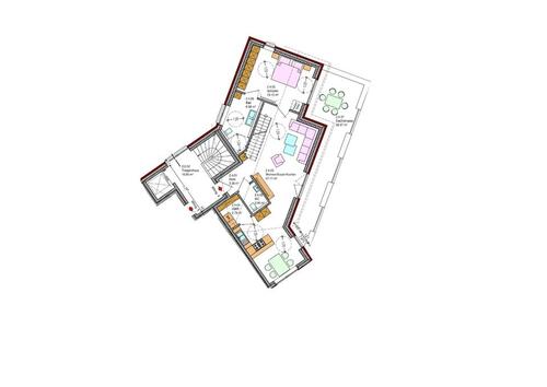 Foto - Moderne Penthousewohnung mit Dachterasse & Carport