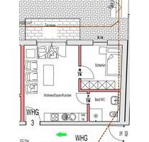 Schöne 2-Zimmer Erdgeschosswohnung mit Terasse - Dietenheim