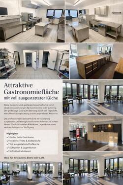 Foto - Gastronomiefläche mit voll ausgestatteter Küche