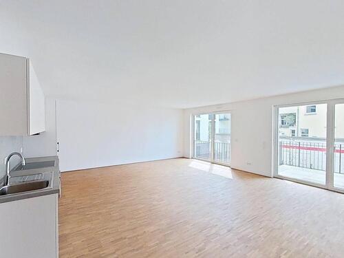 Foto - Geräumige 3-Zimmer-Neubauwohnung mit Balkon und Einbauküche im Wohnquartier 'Großherzog Friedrich Höfe'