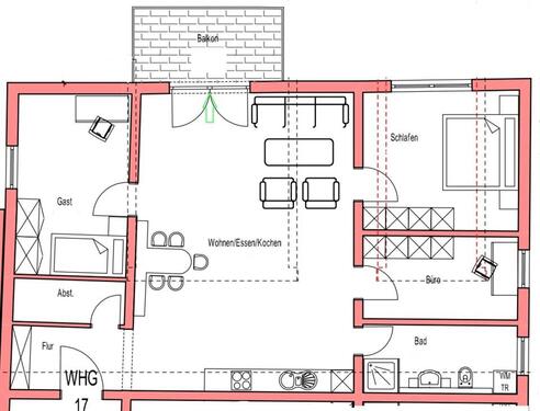 Foto - Traumhafte 4-Zimmer Dachgeschosswohnung mit Balkon
