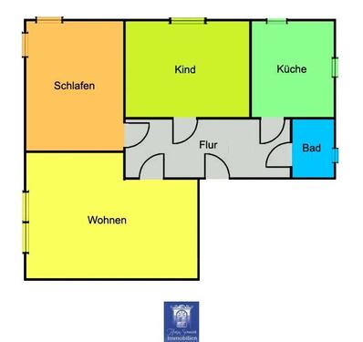 Foto - 3 Zimmer Etagenwohnung zur Miete in Heidenau