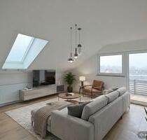 Erstbezug nach Kernsanierung: Moderne Dachgeschosswohnung mit Balkon - Leinfelden-Echterdingen