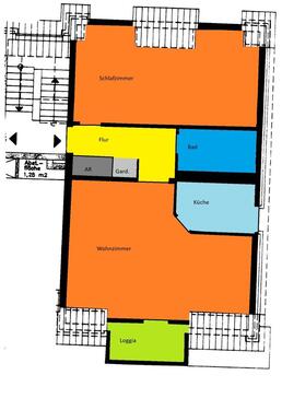 Foto - Etagenwohnung in Sangerhausen