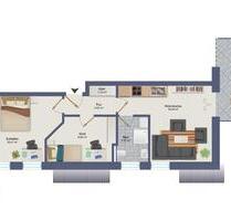 Neubauwohnung DG Whg. 7 - 3 Zimmer Sophienstraße Diepholz