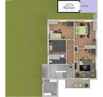 Helle 3-Zimmer-Wohnung mit großem Garten, Balkon, Garage - Stuttgart Bad Cannstatt