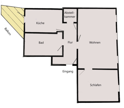 Foto - Etagenwohnung zur Miete in Salzwedel
