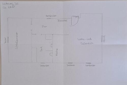 Foto - Helle 2-Zimmer DG-wohnung in Wörth am Rhein mit Gartennutzung