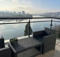 Möblierte Wohnung (90 + 12 m²) Koblenz Mosel Moselblick