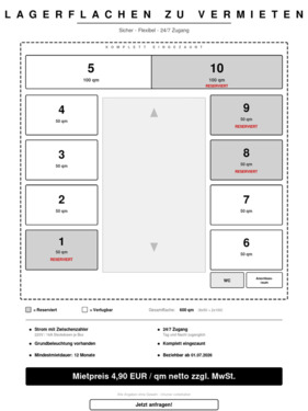 Foto - Lagerfläche, Garage, Stellplatz zu vermieten – Löningen
