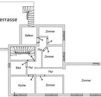 Wohnung 98 m2 mit 45 m2 Terrasse Panoramablick neu renoviert - Sankt Katharinen