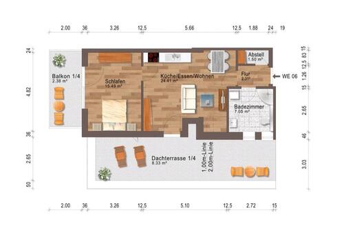 Foto - 2 Zimmer Etagenwohnung in Mühlhausen
