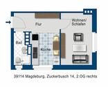 Foto - Etagenwohnung zur Miete in Magdeburg