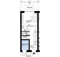 Schöne 2-Zimmer Wohnung Reihenhaus in Zeven