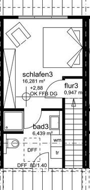 Foto - 2 Zimmer Einfamilienhaus zur Miete in Zeven