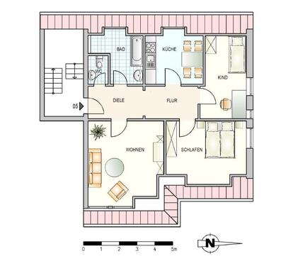Foto - Etagenwohnung in Ulm zur Miete