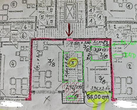 Foto - 2 Zimmer WOHNUNG 66qm + Garage . WINZENHEIM . SOFORT BEZUG