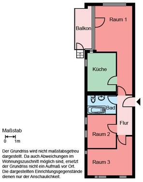 Foto - 3 Zimmer Etagenwohnung zur Miete in Bochum
