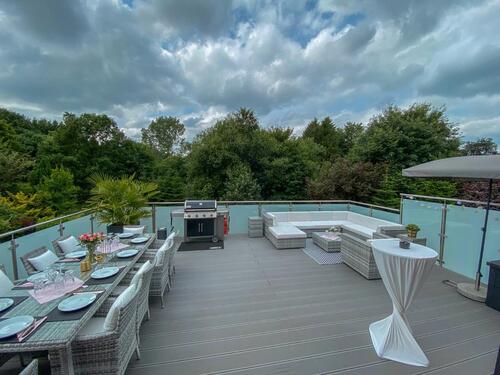 Foto - Bramstedt: Moderne Wohnung mit 50 m² Dachterrasse in ruhigem ZFH
