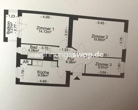 Foto - Wohnungsswap - 3 Zimmer, 71 m² - Martin-Luther-Straße, Schöneberg, Berlin