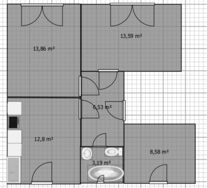 Foto - 3 Zimmer Etagenwohnung zur Miete in Annaburg