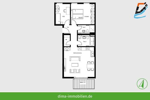 Foto - Etagenwohnung zur Miete in Schkeuditz