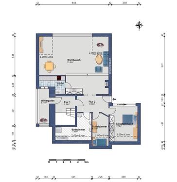 Foto - 3 Zimmer Etagenwohnung in Georgsmarienhütte