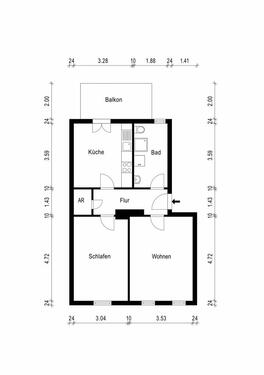 Foto - 2 Zimmer Etagenwohnung zur Miete in Magdeburg