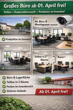 Foto - Großes Büro Gewerberaum Studio ab 01.04 Liebertwolkwitz Leipzig