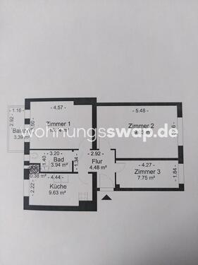 Foto - Wohnungsswap - 3 Zimmer, 63 m² - Gilgenburger Pfad, Berlin
