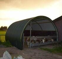 Mobile Rundbogenhalle, Tierunterstand, Kälberhütte o. Lagerhalle - Holdorf