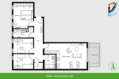 Foto - Etagenwohnung zur Miete in Schkeuditz