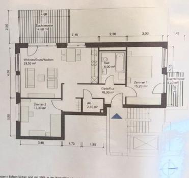 Foto - 3 Zimmer Etagenwohnung zur Miete in Tübingen