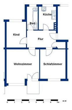 Foto - 3 Zimmer Etagenwohnung zur Miete in Wolfsburg
