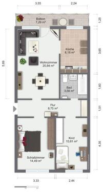 Foto - Etagenwohnung in Görlitz zur Miete