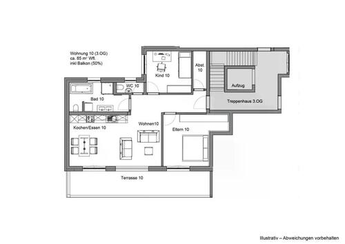 Foto - Etagenwohnung zur Miete in Senden